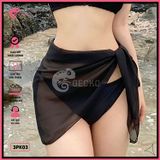  Khăn Voan Lưới Mặc Ngoài Bikini GECKO 3PK03 