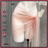  Khăn Voan Lưới Mặc Ngoài Bikini GECKO 3PK03 