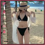 Áo Choàng Váy Voan Mặc Kèm Bikini Đi Biển GECKO 3PK05 