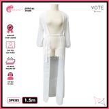 Áo Choàng Váy Voan Mặc Kèm Bikini Đi Biển GECKO 3PK05 
