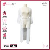  Áo Choàng Váy Voan Mặc Kèm Bikini Đi Biển GECKO 3PK05 