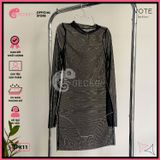  Áo Lưới Cổ Trụ Đi Biển Ôm Body Xuyên Thấu Mặc Kèm Bikini Dáng Ngắn GECKO 3PK11 