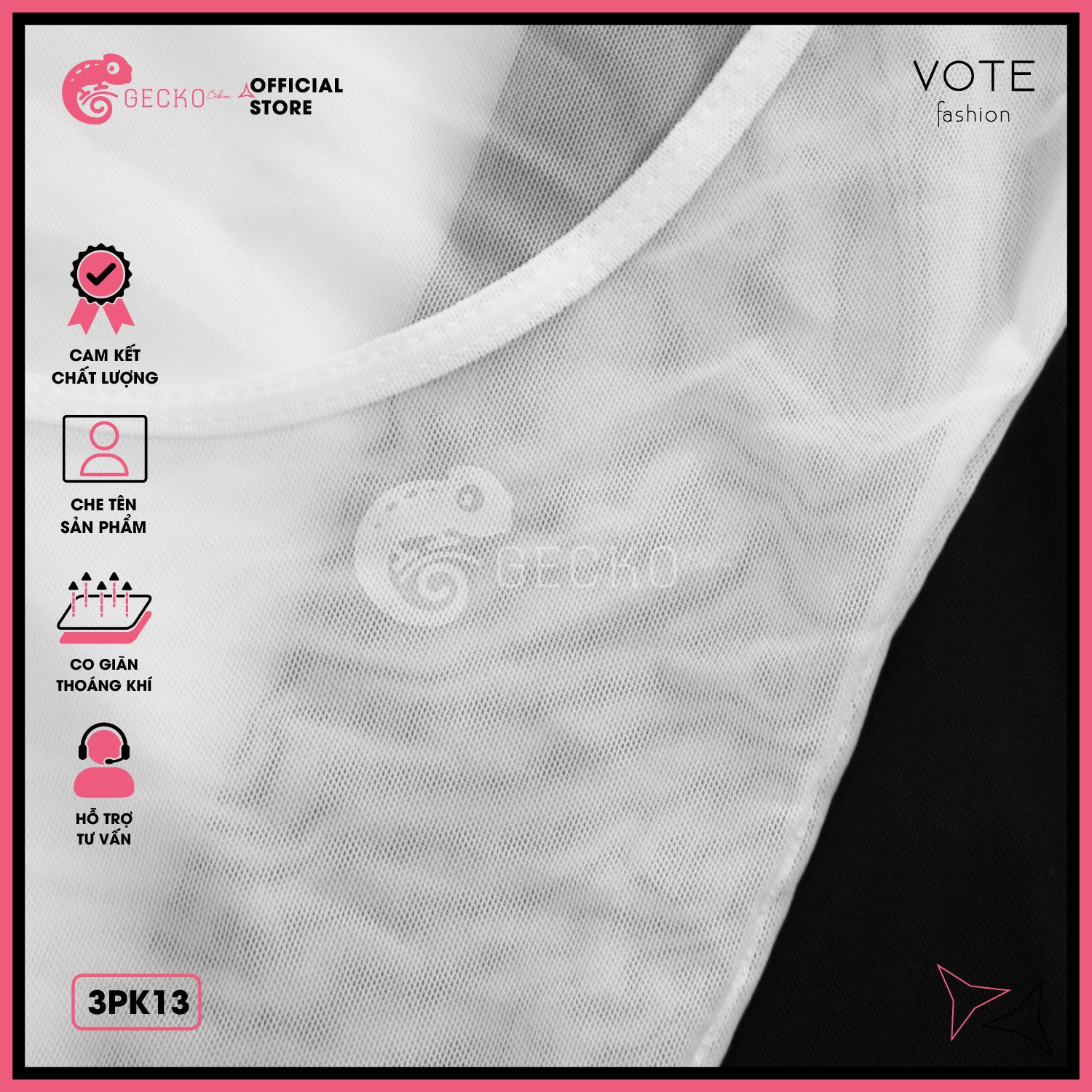  Áo Lưới Tay Loe Xuyên Thấu Mặc Kèm Bikini Ôm Body Dáng Ngắn GECKO 3PK13 