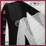  Áo Lưới Tay Loe Xuyên Thấu Mặc Kèm Bikini Ôm Body Dáng Ngắn GECKO 3PK13 