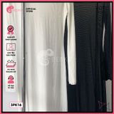  Áo Lưới Body Dáng Dài Mặc Kèm Bikini Trễ Vai Xuyên Thấu GECKO 3PK16 