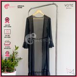  Áo Choàng Đi Biển Mặc Kèm Bikini Dạng Bèo Dáng Dài GECKO 3PK17 