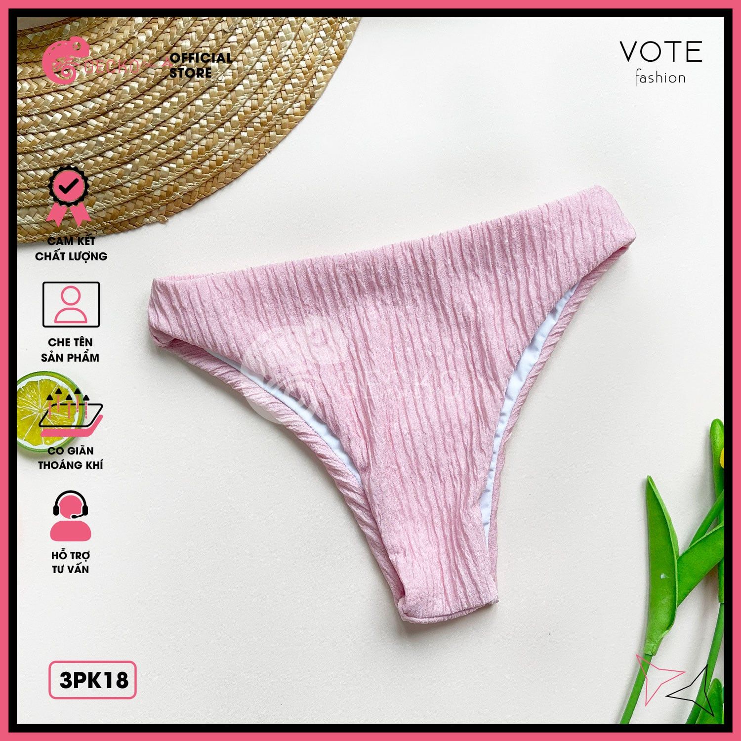  Quần Lẻ Bikini Xốp Nhật GECKO 3PK18 
