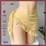  Khăn Voan Bèo Mặc Ngoài Bikini GECKO 3PK22 