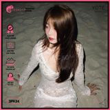  Áo Lưới Ren Hoạ Tiết Hoa Xuyên Thấu Mặc Kèm Bikini Ôm Body Dáng Ngắn GECKO 3PK24 