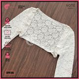  Áo Lưới Ren Cover Xuyên Thấu GECKO 3PK26 