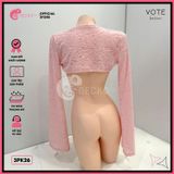  Áo Lưới Ren Cover Xuyên Thấu GECKO 3PK26 