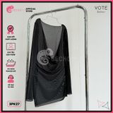  Áo Lưới Cổ Đổ Xuyên Thấu Dáng Ngắn Mặc Ngoài Bikini GECKO 3PK27 