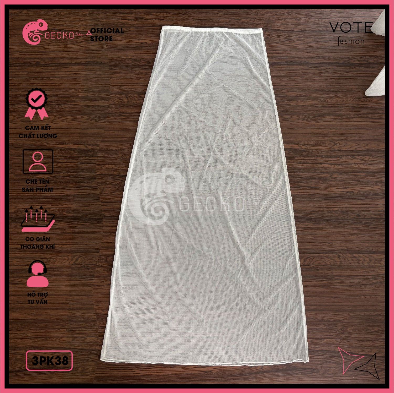  Combo 3 Món Chân Váy Phối Bikini Áo Xoắn Gợi Cảm GECKO 4CB37 