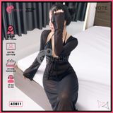  Combo 3 Món Bikini Quần Áo Tam Giác Kèm Áo Lưới Dáng Dài GECKO 4CB11 