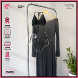  Combo 3 Món Bikini 2 Mảnh Phối Áo Lưới Trễ Vai Mặc Ngoài GECKO 4CB16 