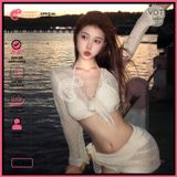  Combo 4 Món Bikini Mix Áo Lưới Kèm Khăn GECKO 4CB19 