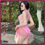  Combo 3 Món Bikini Tam Giác Kèm Khăn Bướ.m GECKO 4CB22 
