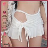  Combo 3 Món Bikini Áo Lệch Vai Lotkhe Phối Quần Váy GECKO 4CB25 
