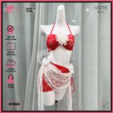  Combo 5 Món Chân Váy Phối Bikini Áo Xoắn Gợi Cảm GECKO 4CB34 