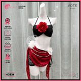  Combo 5 Món Chân Váy Phối Bikini Áo Xoắn Gợi Cảm GECKO 4CB34 