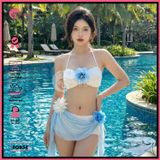  Combo 5 Món Chân Váy Phối Bikini Áo Xoắn Gợi Cảm GECKO 4CB34 