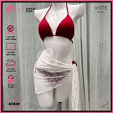  Combo 3 Món Tam Giác Phối Khăn Ren Gợi Cảm GECKO 4CB39 