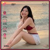  Combo 3 Món Tam Giác Phối Chân Váy Ngắn 2 Tầng GECKO 4CB40 