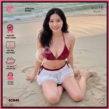  Combo 3 Món Tam Giác Phối Chân Váy Ngắn 2 Tầng GECKO 4CB40 