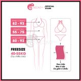  Bikini 2 Mảnh Tam Giác Ren Hoa Phối Khoen Gợi Cảm GECKO 2M92 