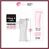  Chân Váy Voan Mặc Kèm Bikini Dài 1m GECKO 3PK02 