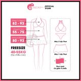  Combo 3 Món Bikini Tam Giác Bèo Phối Váy Chân Ren Hoa GECKO 4CB30 