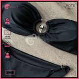  Bikini 2 Mảnh Ngang Ngực Phối Khoen GECKO 2M69 