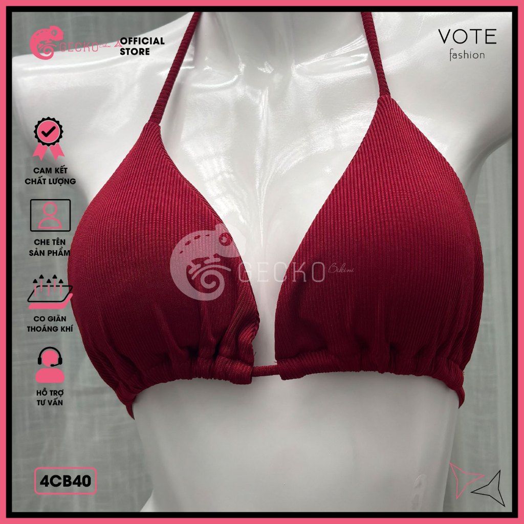  Combo 3 Món Tam Giác Phối Chân Váy Ngắn 2 Tầng GECKO 4CB40 