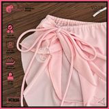  Combo 3 Món Bikini Hoa Hồng Phối Váy Cute GECKO 4CB35 