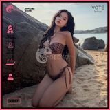  Bikini 2 Mảnh Áo Cúp Lotkhe Hoạ Tiết Da Beo Sexy GECKO 2M97 
