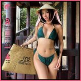  Bikini 2 Mảnh Áo Đính Hạt Slay Cao Cấp GECKO 2M14 