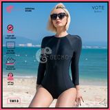  Bikini 1 Mảnh Bodysuit Basic Đáy Chip Kín Đáo GECKO 1M20 