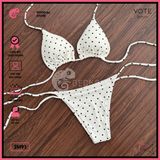  Bikini 2 Mảnh Tam Giác Chấm Bi Lotkhe Sexy Tăm Lạnh GECKO 2M91 