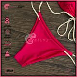  Bikini 2 Mảnh Cúp Ngực Phối Dây Nude Dễ Thương GECKO 2M84 