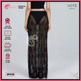  Chân Váy Ren Hoa Dáng Dài Mặc Kèm Bikini GECKO 3PK38 