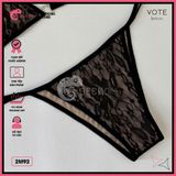  Bikini 2 Mảnh Tam Giác Ren Hoa Phối Khoen Gợi Cảm GECKO 2M92 