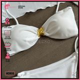  Combo 3 Món Bikini Áo Cover Phối Bikini Khoen Sò GECKO 4CB33 