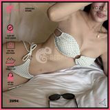 Bikini 2 Mảnh Áo Cúp Quần Lotkhe Chấm Bi Sexy GECKO 2M94 