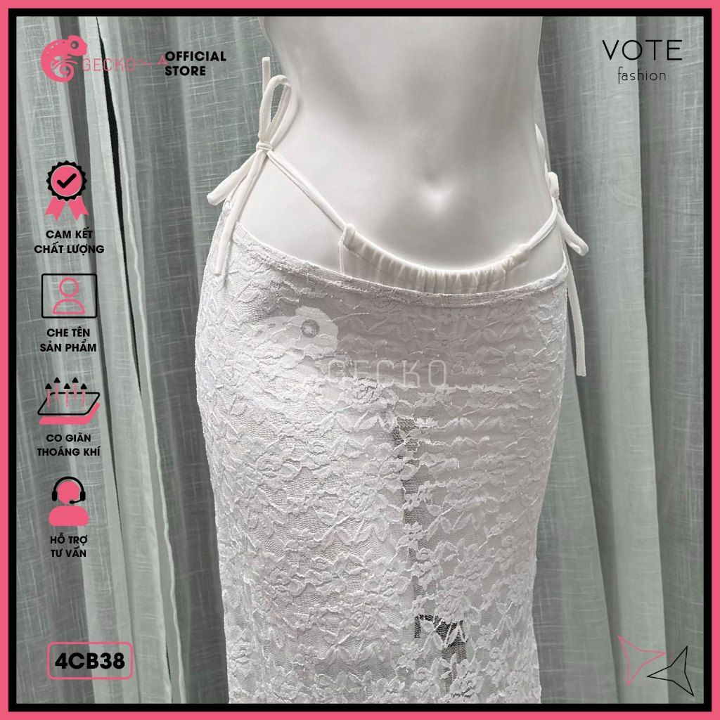  Combo 3 Món Chân Váy Phối Bikini 2 Mảnh Dễ Thương GECKO 4CB38 