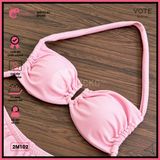  Bikini 2 Mảnh Áo Cúp Khoen U Quần Đùi Bèo Dễ Thương GECKO 2M102 
