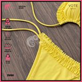  Bikini 2 Mảnh Tam Giác Viền Bèo Cột Dây Cute GECKO 2M88 
