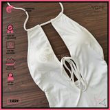  Bikini 1 Mảnh Khoét Ngực Quần Đùi Gợi Cảm Tăm Lạnh GECKO 1M29 