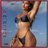  Bikini 2 Mảnh Phối Khoen Charm Slay Dễ Thương GECKO 2M86 