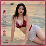  Combo 3 Món Tam Giác Mix Chân Váy 2 Tầng Cute GECKO 4CB40 