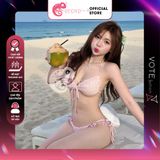  Bikini 2 Mảnh Mix Hoa Charm Dễ Thương GECKO 2M103 